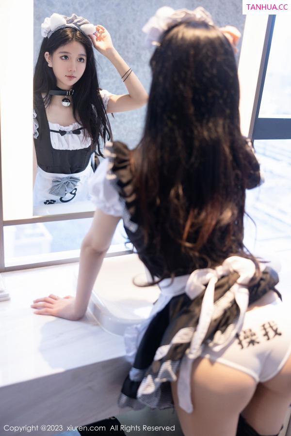   [XiuRen]高清写真图 2023.08.15 No.7237 幼幼 女仆美腿第15张图片